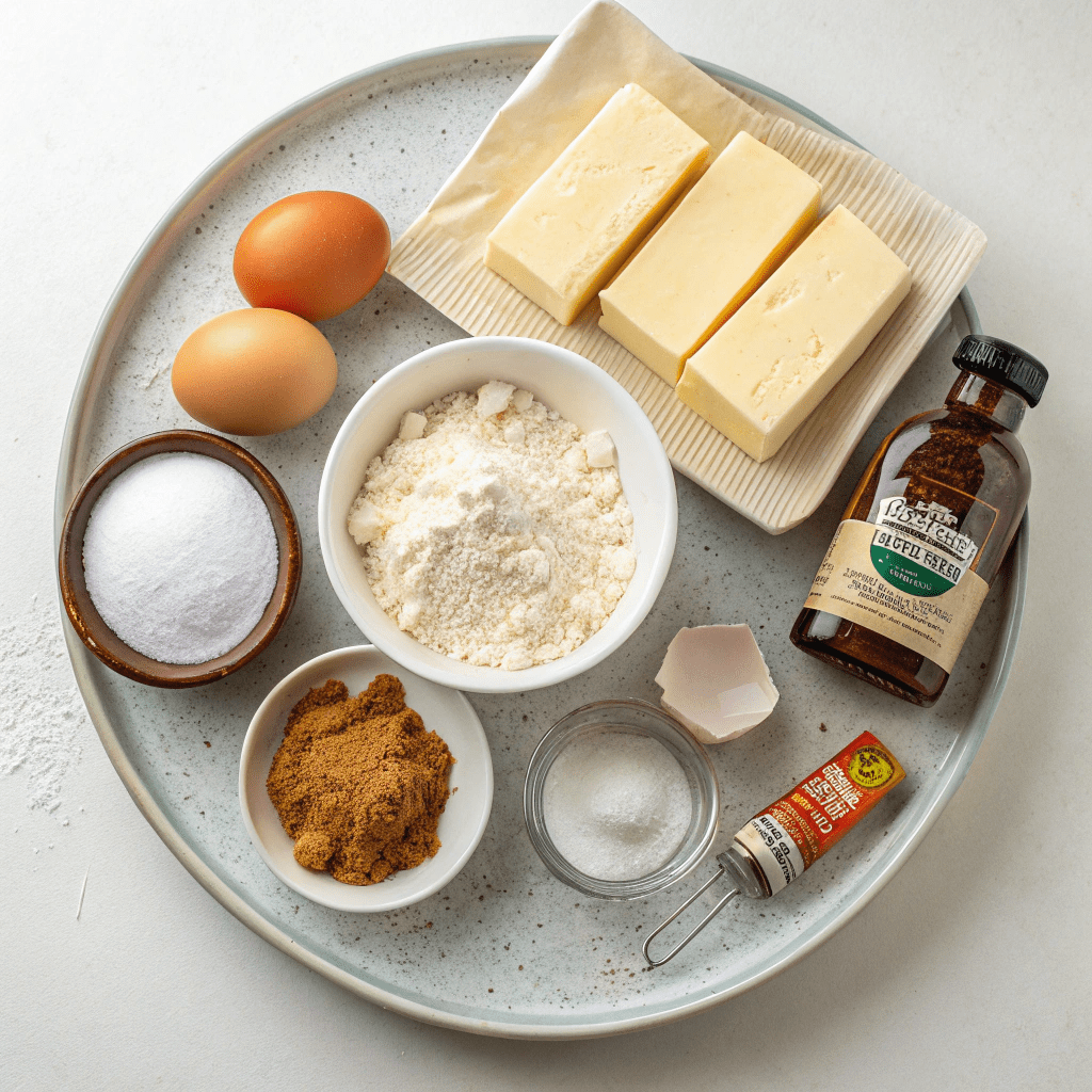 Ingredients for Melt-In-Your-Mouth South American Alfajores