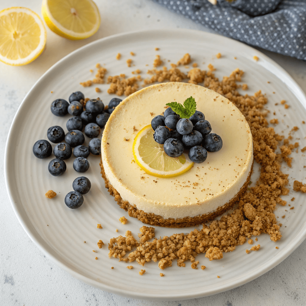 Ingredients for Lemon and Blueberry Cheesecake Bars