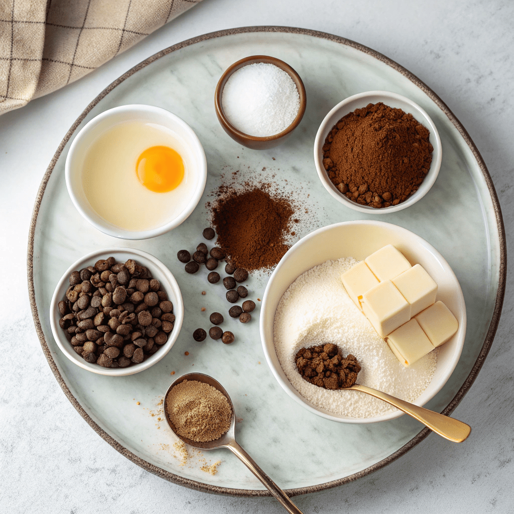 Ingredients for The Creamiest American-Style Chocolate Pudding