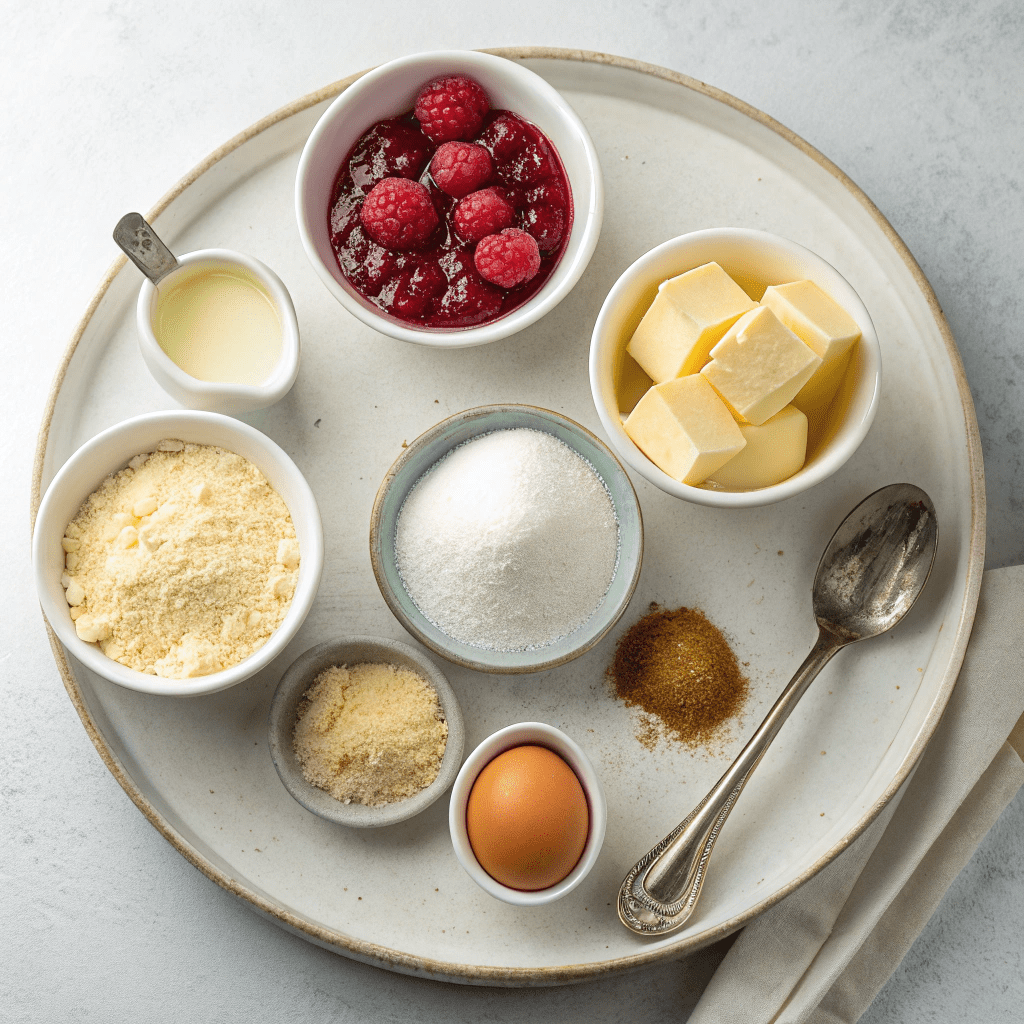 Ingredients for Queen of Puddings