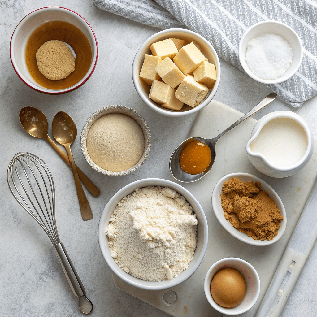 Ingredients for Peanut Butter and Jelly Sandwich Cookies