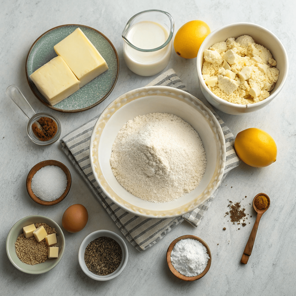 Ingredients for Croatian Poppy Seed Rolls