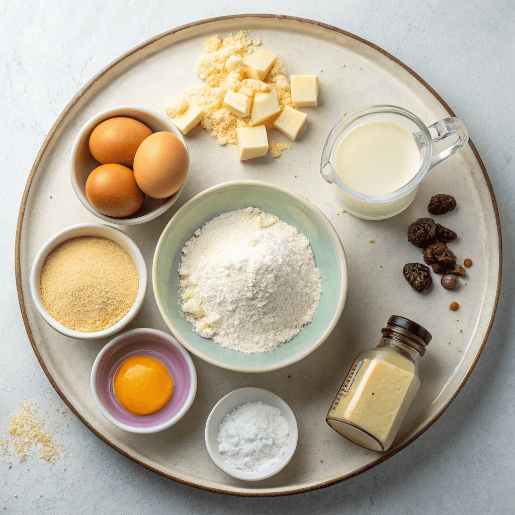 Ingredients for Mochi Donuts (Pon de Ring Donuts)