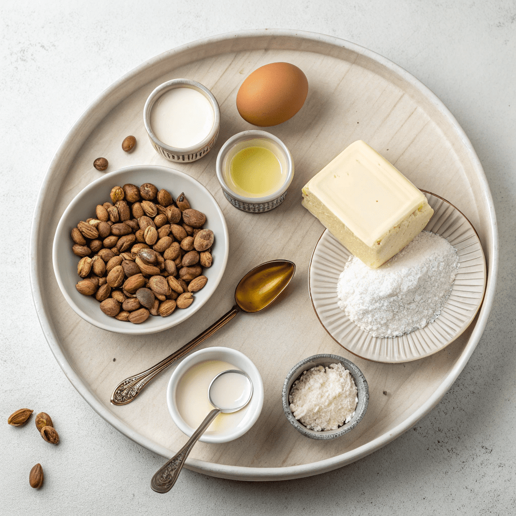 Ingredients for Scratch-Made Pistachio Pudding