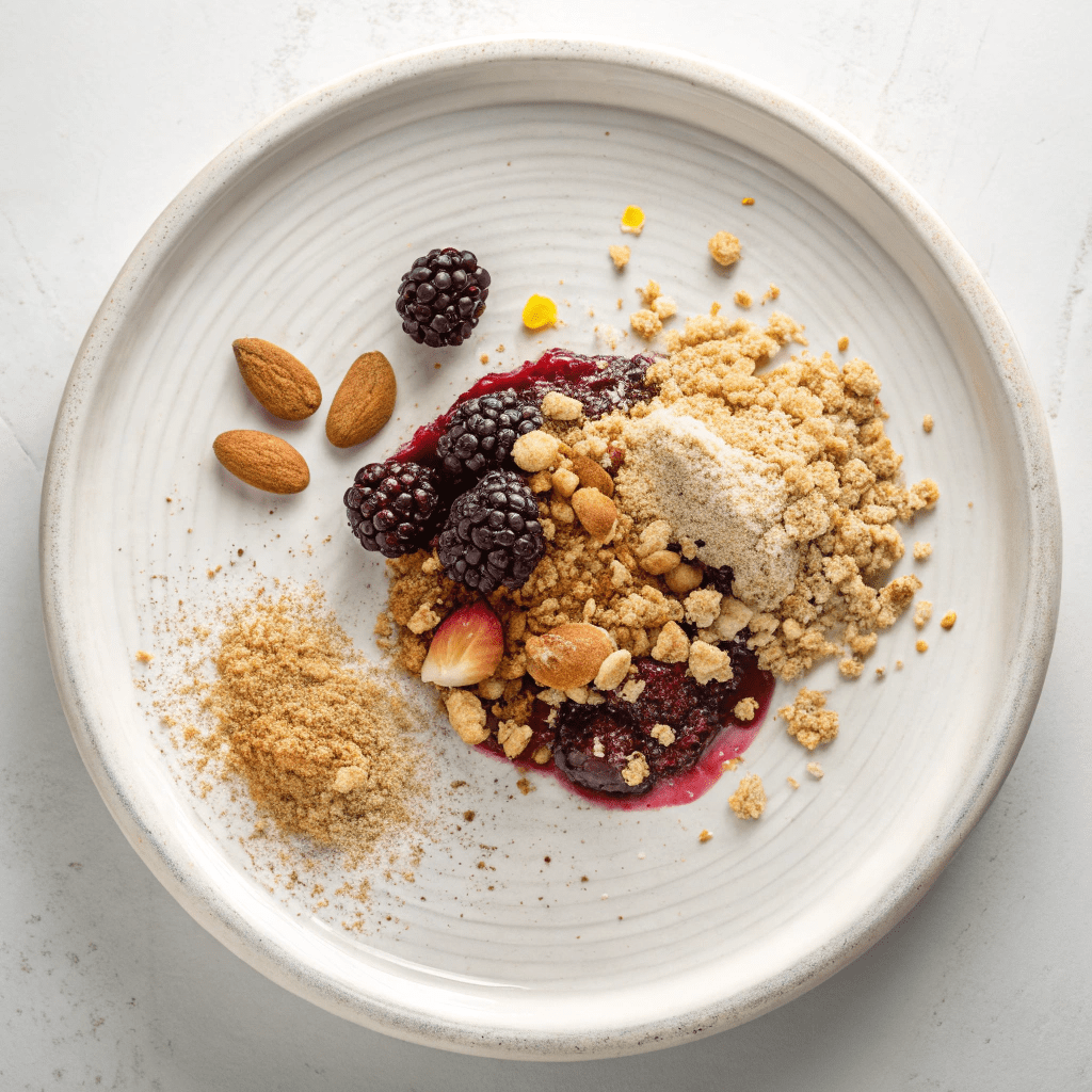 Ingredients for Unforgettable Blackberry Crisp