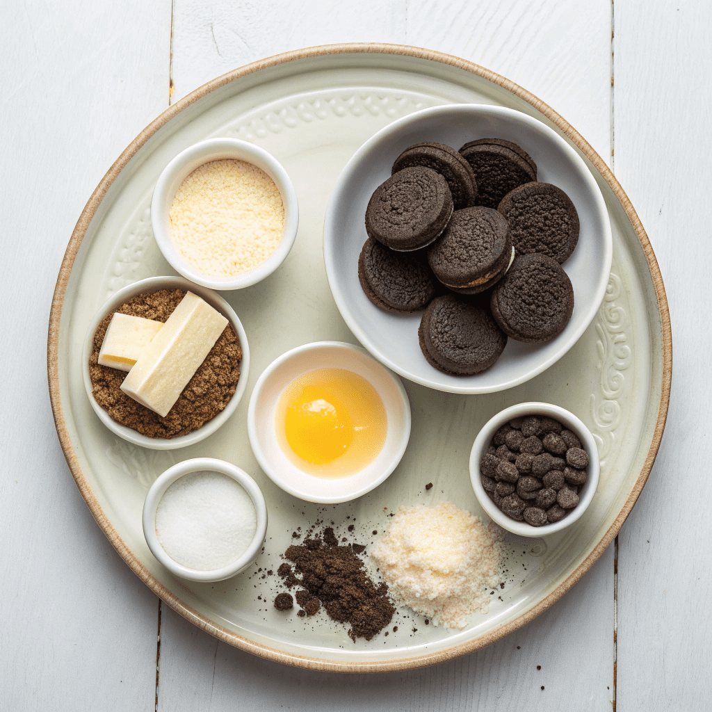 Ingredients for No-Bake OREO Cheesecake
