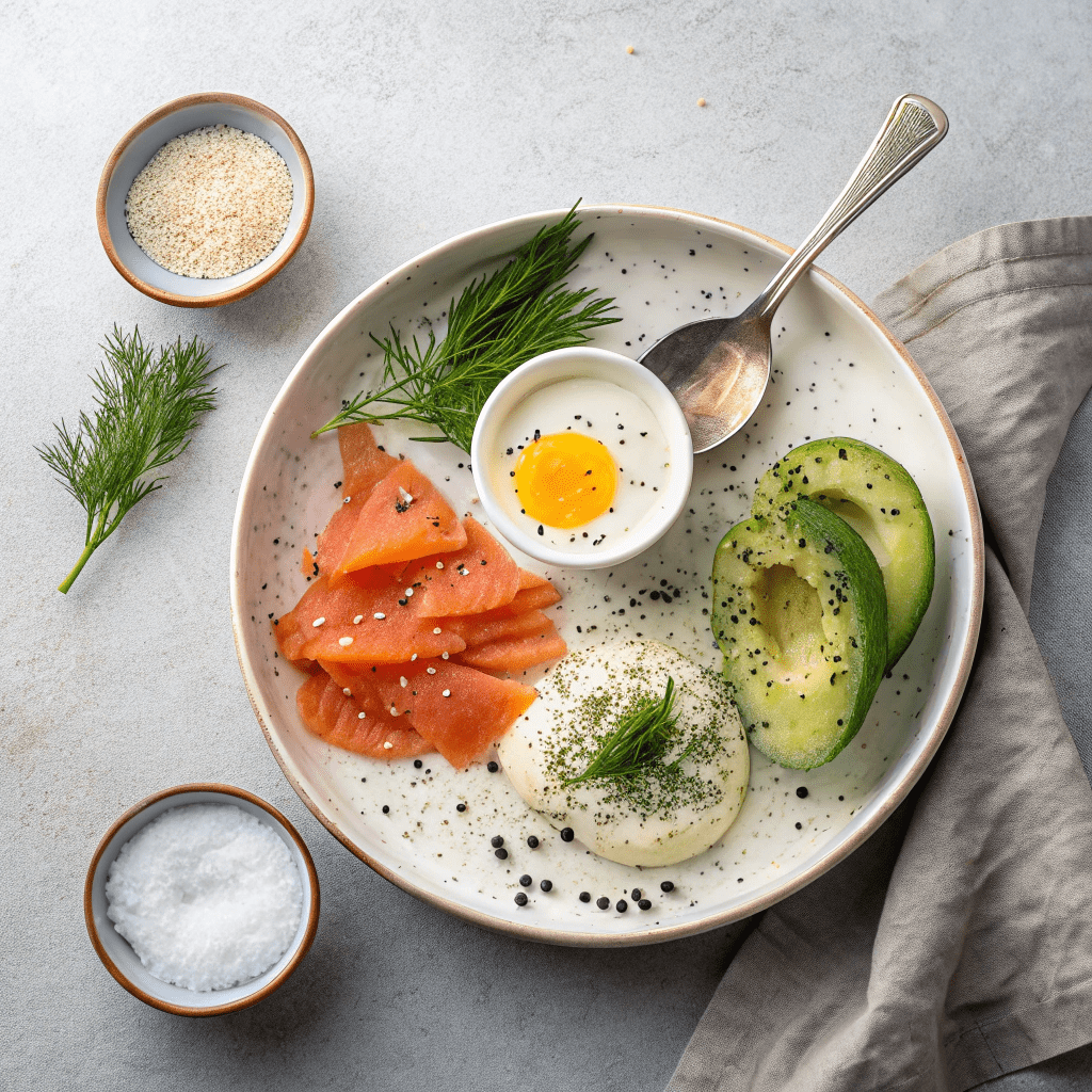 Ingredients for Savory Dutch Baby Pancake