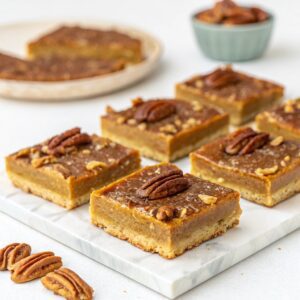 Vegan Pecan Pie Bars (Sugar Free) Recipe