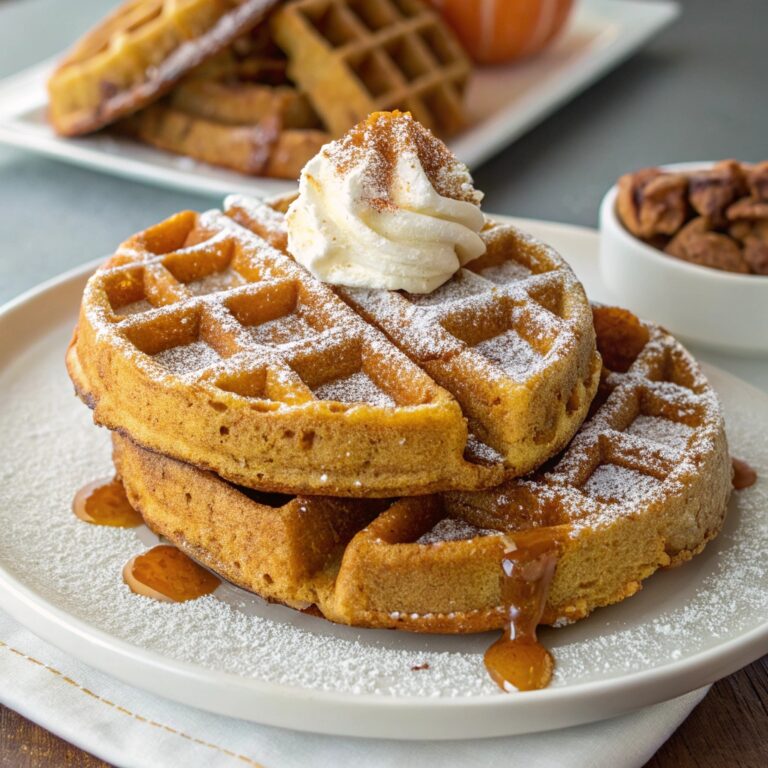 Cozy And Scrumptious Pumpkin Waffles Recipe