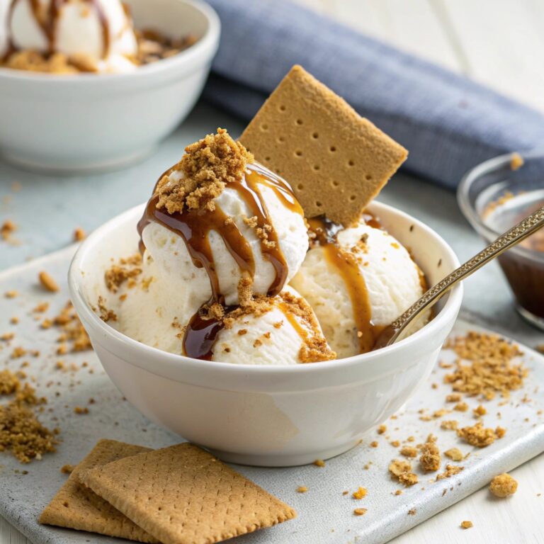 Homemade Marshmallow Sauce for a S’more Ice Cream Sundae Recipe