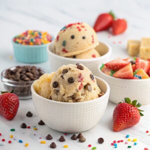 Crazy Edible Cookie Dough: One Edible Cookie Dough with Endless Flavor Variations! Recipe