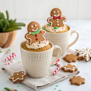 Gingerbread Mug Cookies for Two Recipe