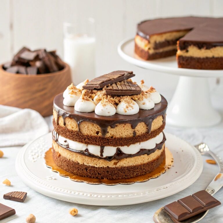 3 Layer S’more Cake Recipe