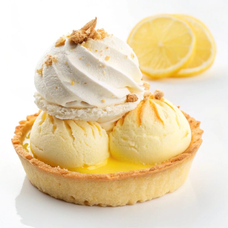 Lemon Meringue Pie Ice Cream (No Machine) Recipe