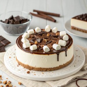 S’more Cheesecake (No-Bake) Recipe