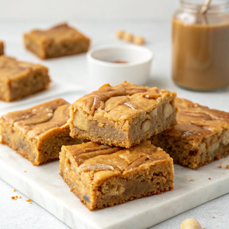 Microwave Butterscotch Blondies (Full Batch) Recipe