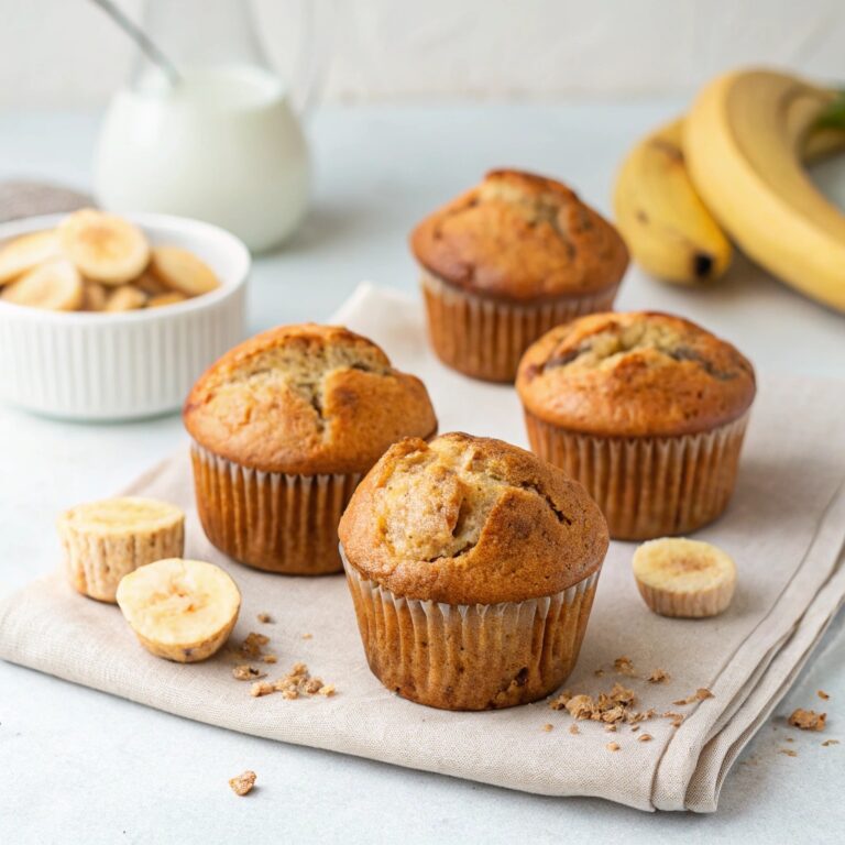My Mum’s Healthy Banana Muffins Recipe
