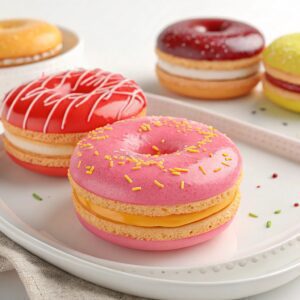 French Macaron “Jelly Donuts” Recipe