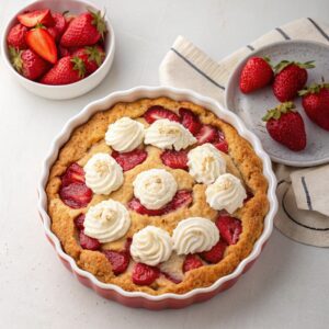Strawberry Cream Cheese Cobbler Recipe