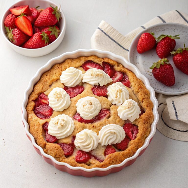 Strawberry Cream Cheese Cobbler Recipe