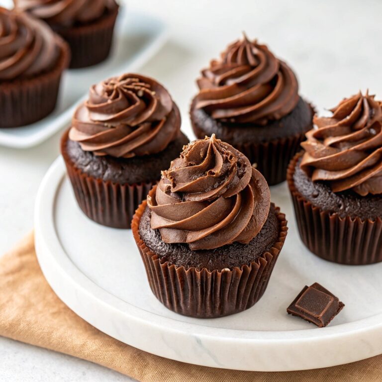 Incredible Chocolate Cupcakes with Chocolate Fudge Frosting Recipe