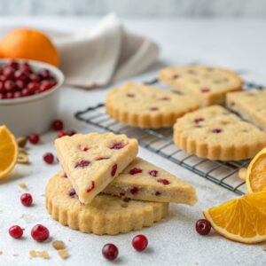 Cranberry Orange Shortbread Recipe
