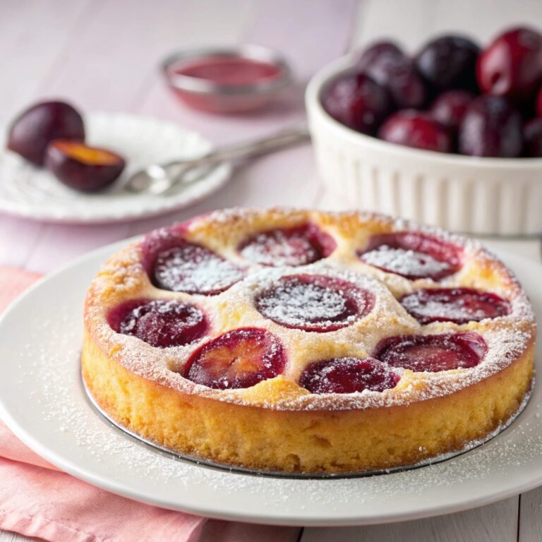 Easy Plum Clafoutis Recipe