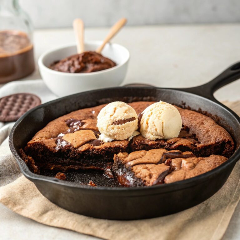 The Perfect Skillet Brownies Recipe