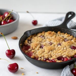 Skillet Cherry Crisp Recipe