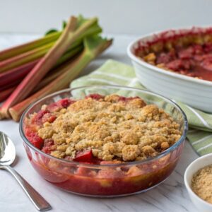 Simple Rhubarb Crisp Recipe