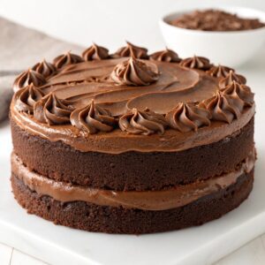 Incredible Classic Chocolate Cake with Fudge Frosting Recipe