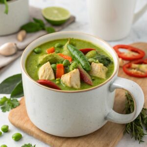 Microwave Thai Green Curry in a Mug Recipe