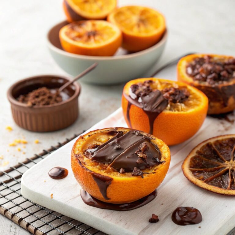 Barbecued Chocolate Oranges Recipe