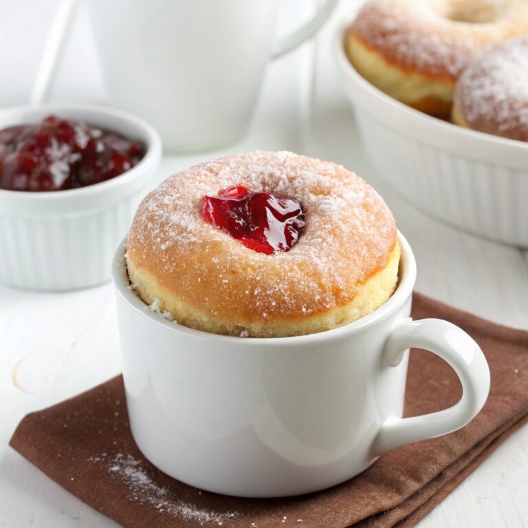 Microwave Jelly Donut in a Mug: Mugnut Recipe