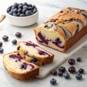 Blueberry Cream Cheese Quick Bread Recipe
