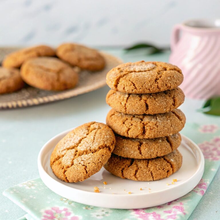 Ginger Crinkle Cookies Recipe