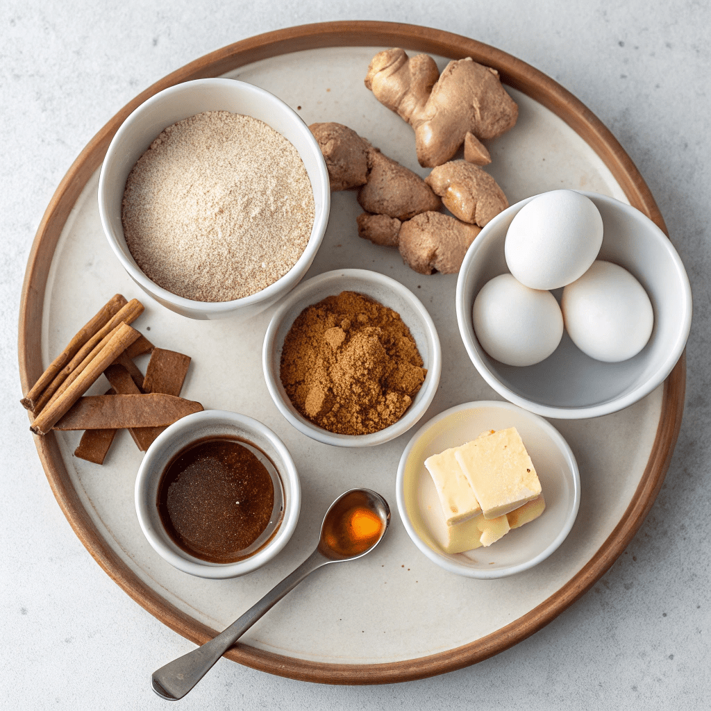 Gingerbread Cake Ingredients