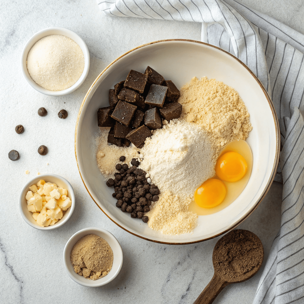 Ingredients for Microwave Butterscotch Blondies