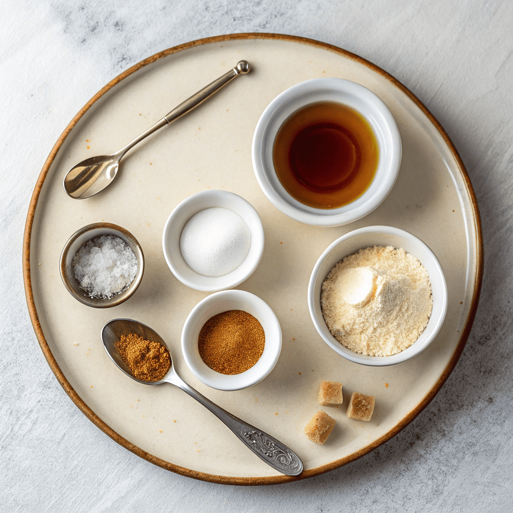 Ingredients for Homemade Caramel Candy (with Clotted Cream)