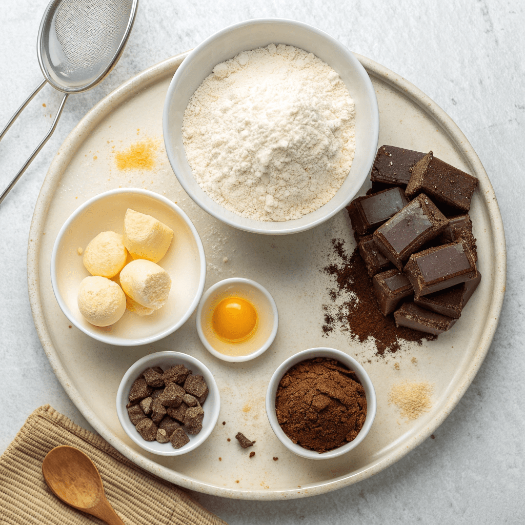Ingredients for Incredible Chocolate Babka
