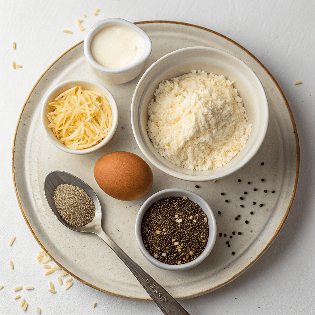 Ingredients for Keto Crackers