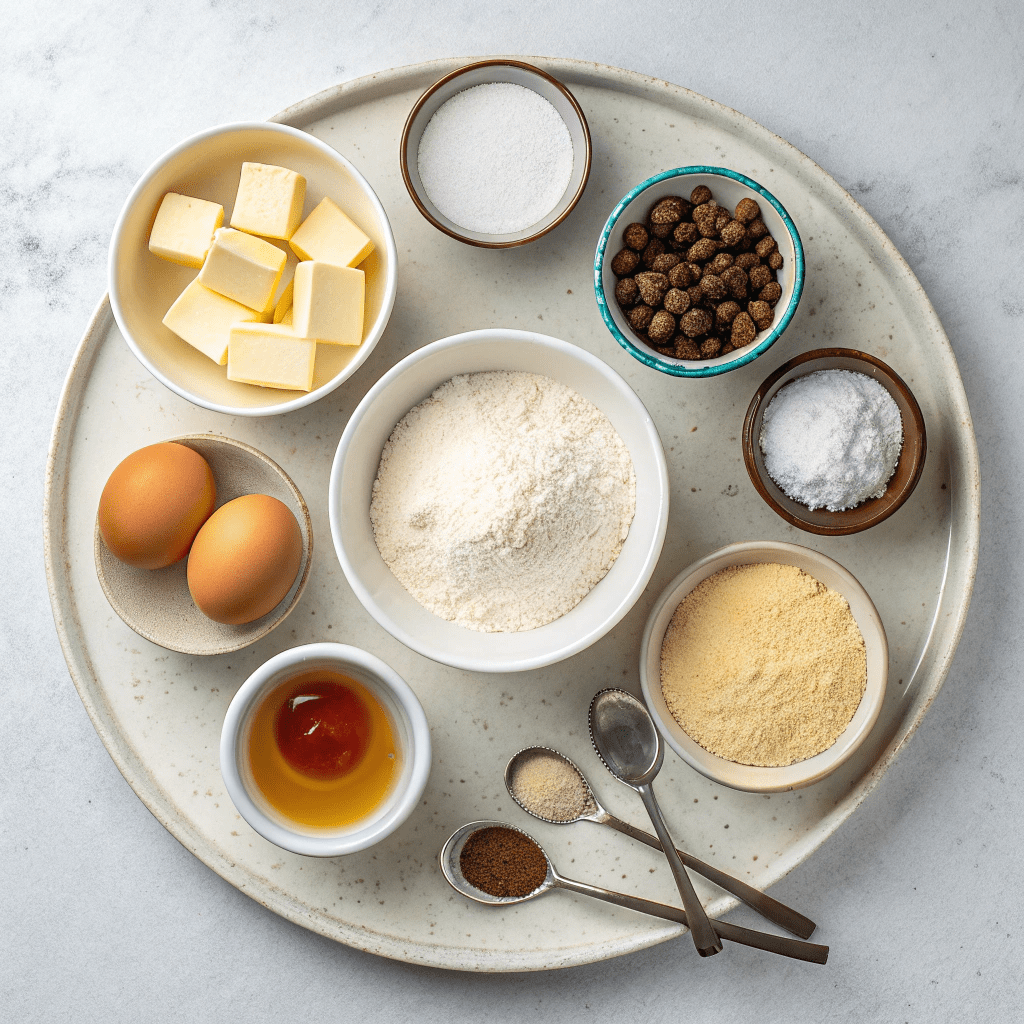 Ingredients for Mini Funfetti Cake