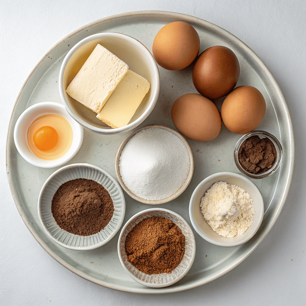 Ingredients for Stovetop Chocolate Cake