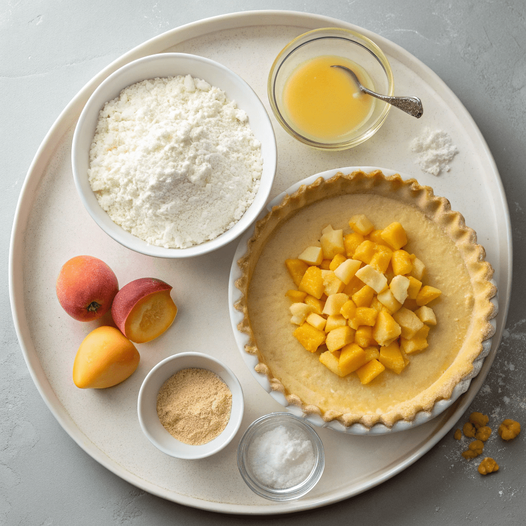 Ingredients for Perfectly-Sized Peach Hand Pies