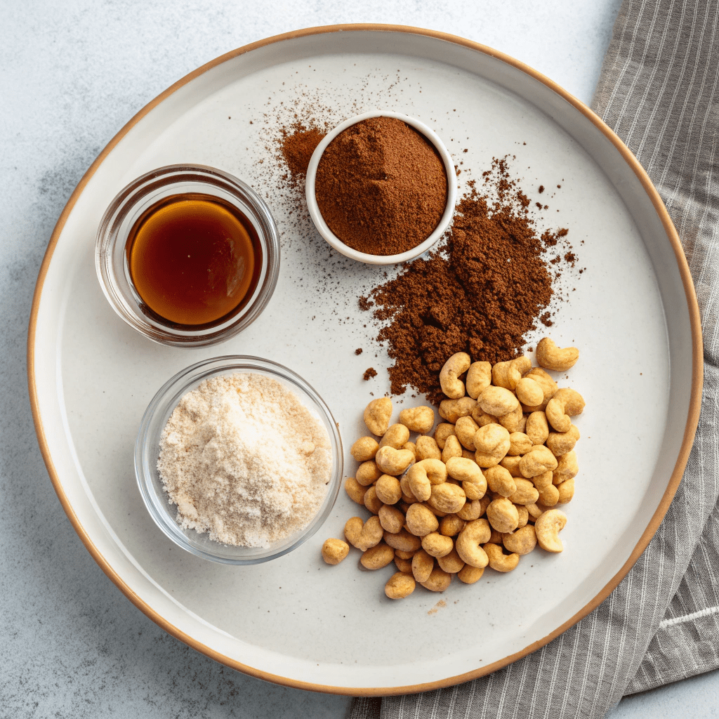 Ingredients for Perfect Keto Chocolate Macadamia Nut Butter