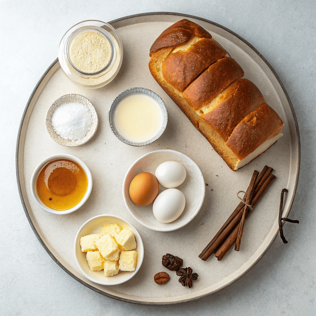 Ingredients for The Perfect Brioche French Toast