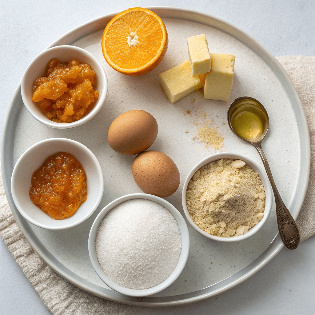 Ingredients for Perfectly Steamed Marmalade Pudding