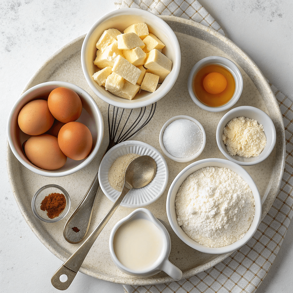 Ingredients for Traditional Irish Scones