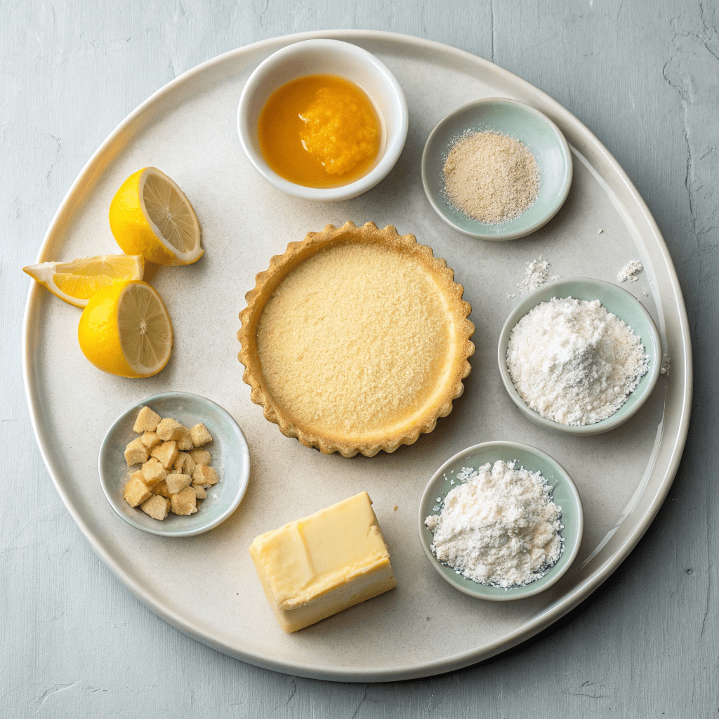 Ingredients for Easy Lemon Bars