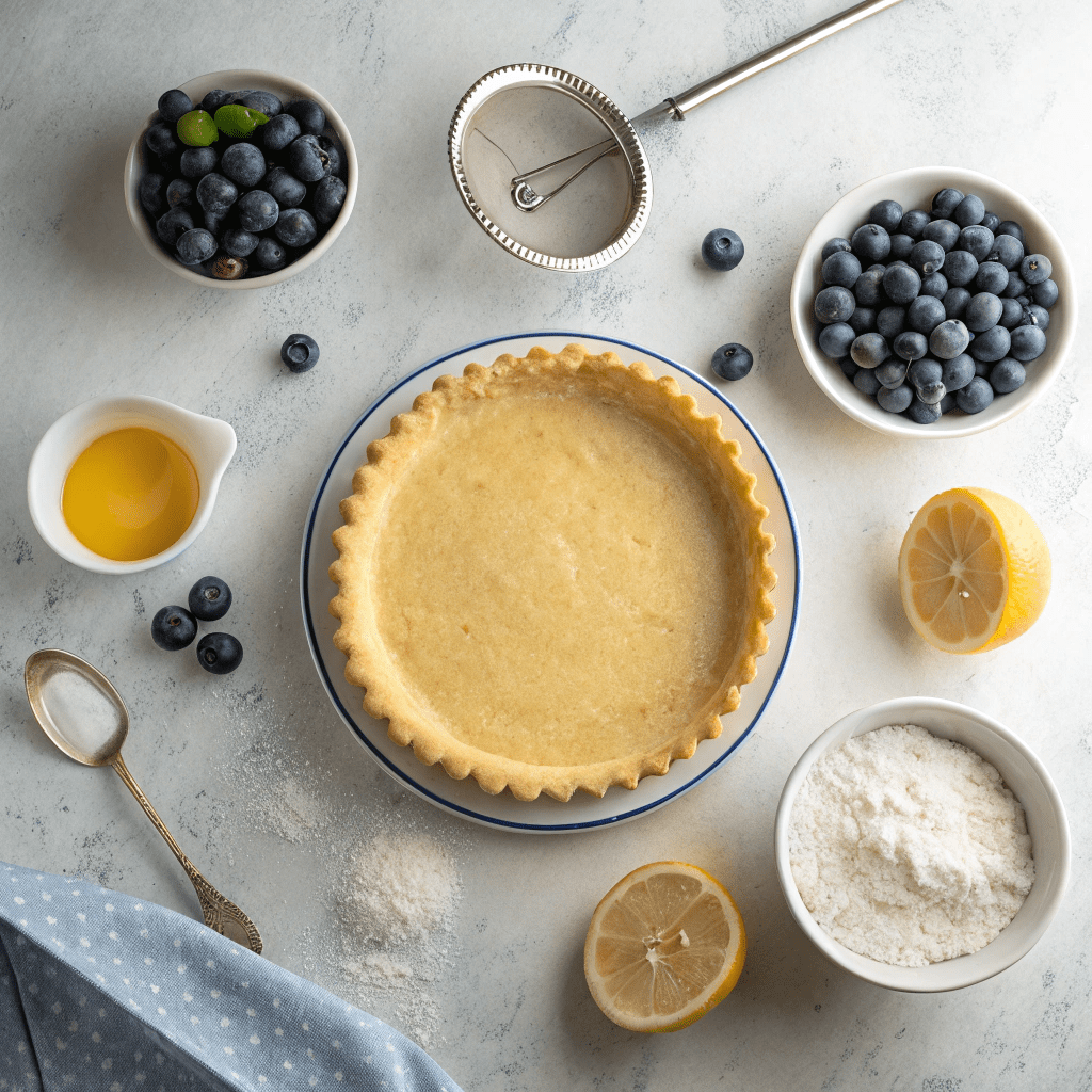 Ingredients for the Perfect Blueberry Pie